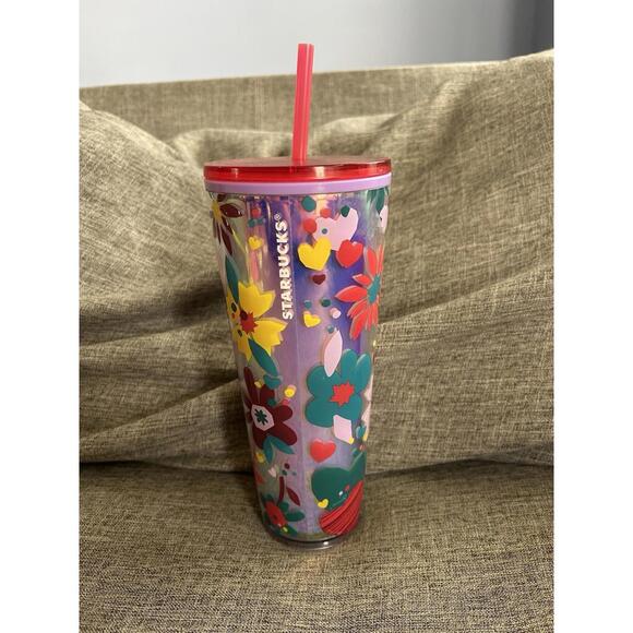Starbucks Other - Starbucks 2023 Valentine's Day Love Confetti 24 Oz Venti Cold Cup Tumbler